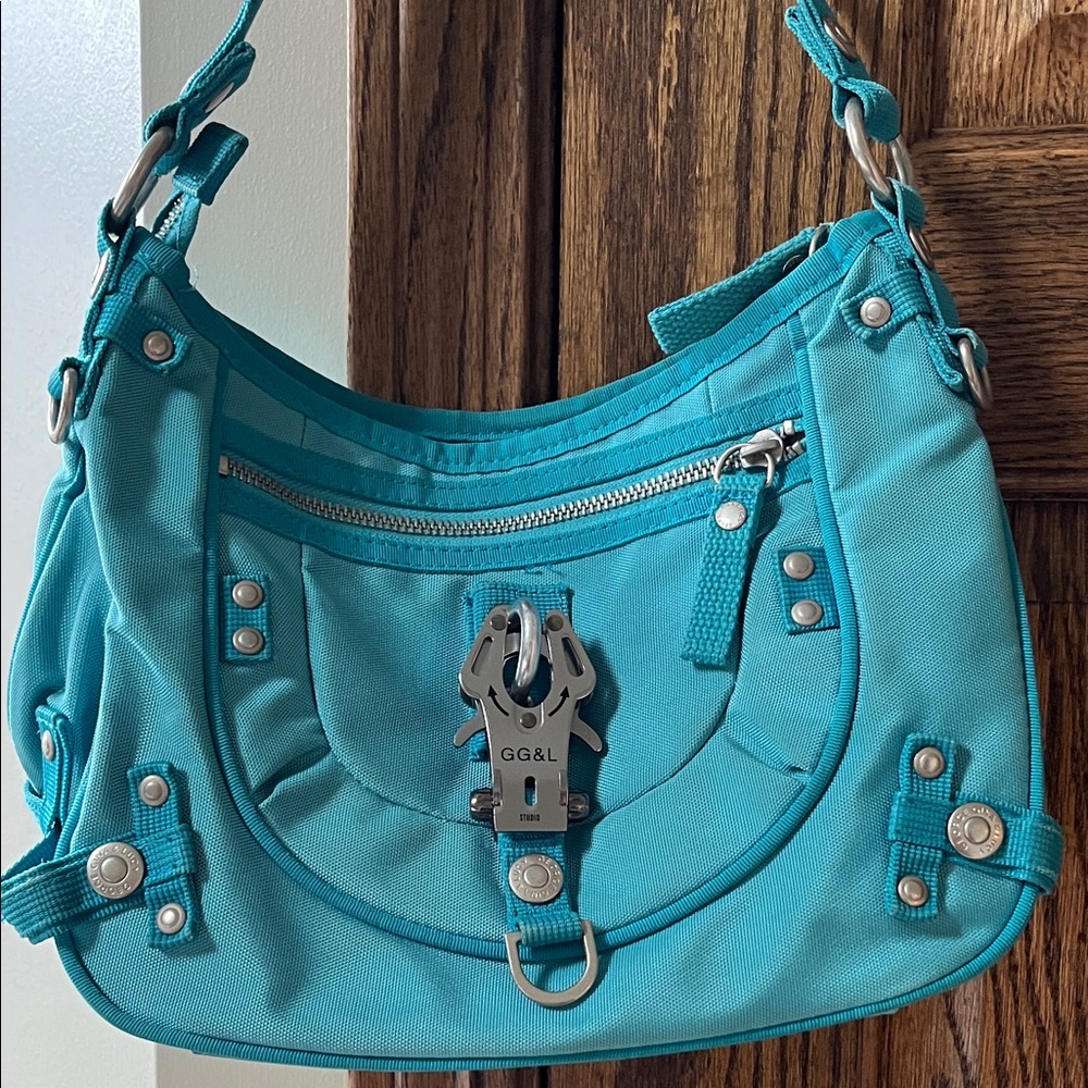 GG&L Teal Shoulder Bag